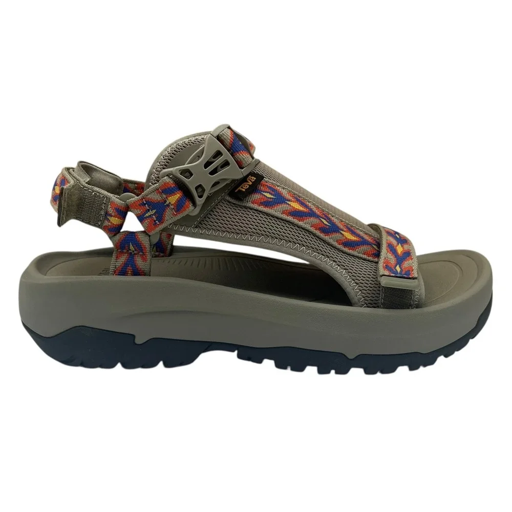 Teva Mens Hurricane Ampsole Sport Outdoor Sandal Size 10 Olive-Green-Blue-Yellow